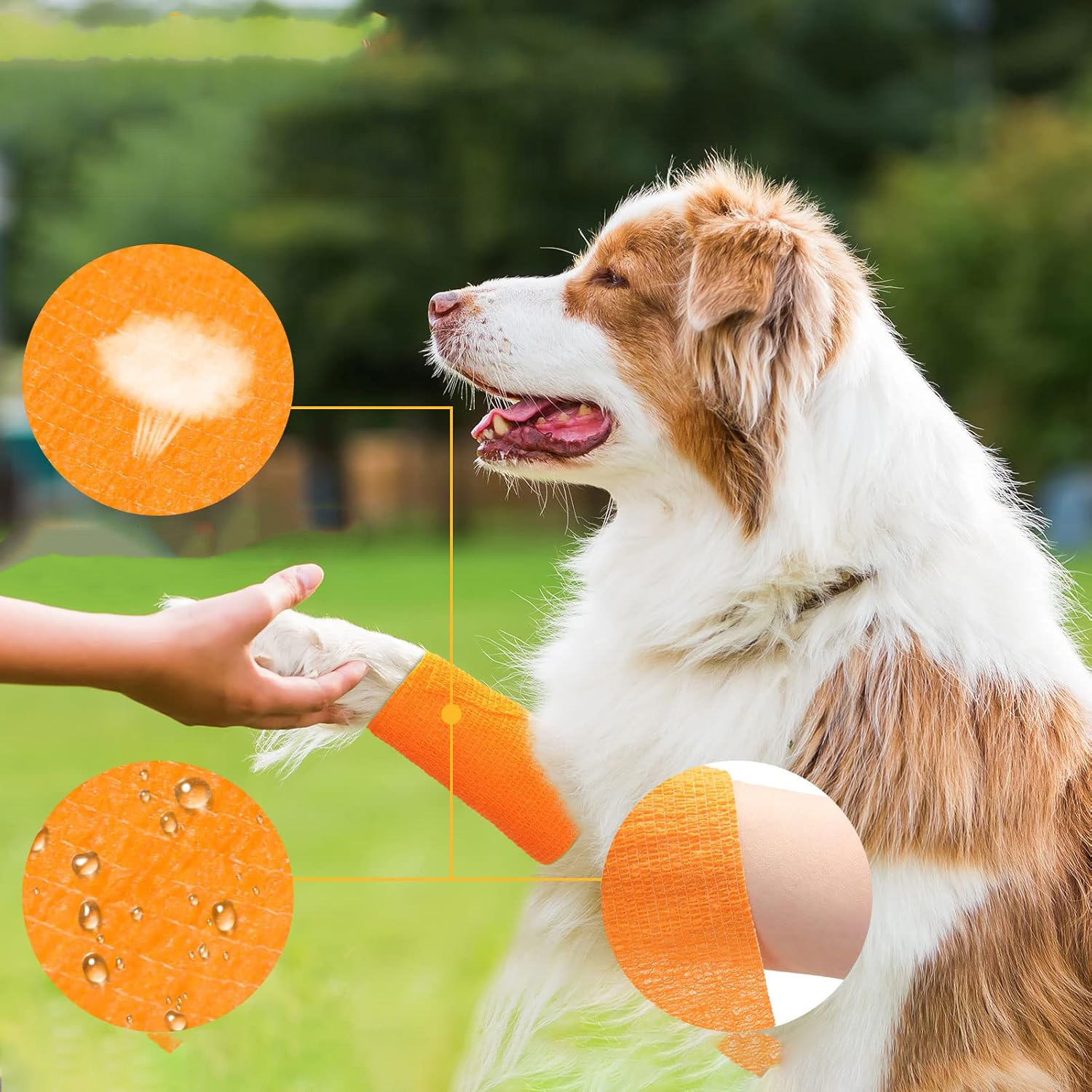 Vodotěsný samolepicí obvaz pro venkovní použití