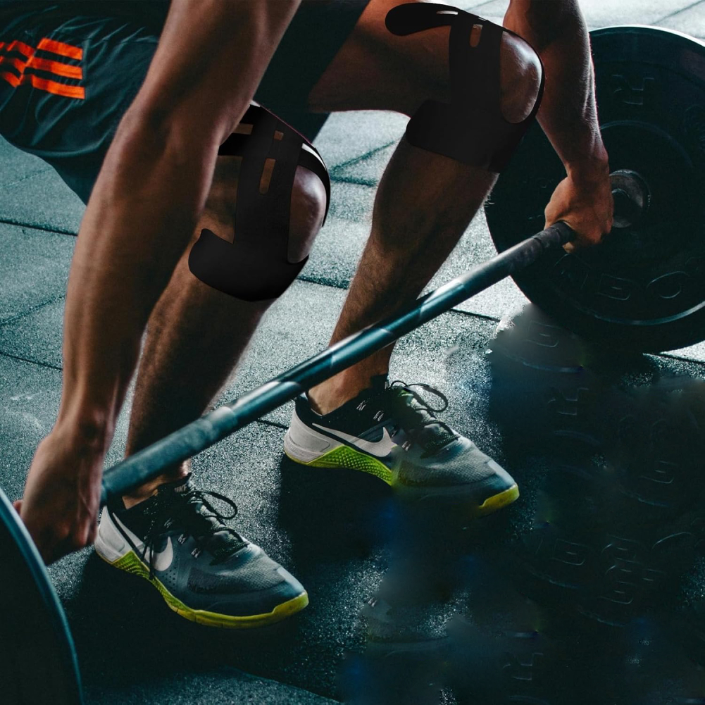 Předřezaná kineziologická páska svalová náplast na koleno