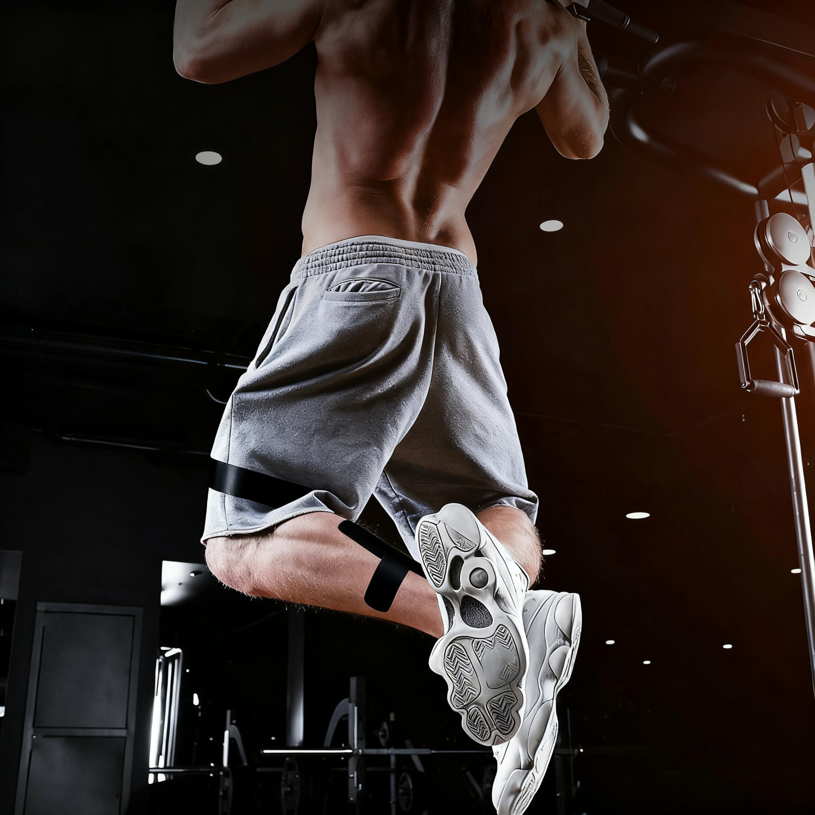 Předřezaná kineziologická páska svalová náplast na lýtka